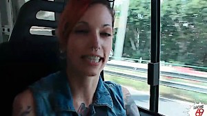 Fucking her on the escalator