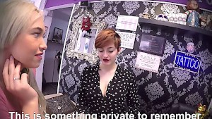 Wife lets Marco rail the pervy busty tattoo artist