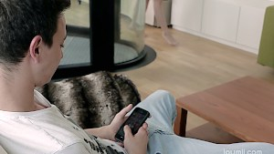 Nikki N dreams of her stepbrother's hard cock