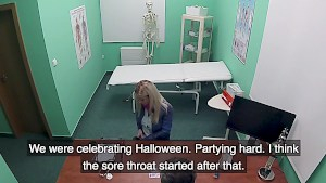 Deep orifice exam at the cock doctor's office