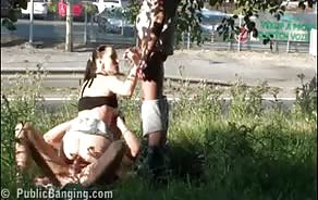 free porn tube Public sex Real BUMs are having sex in public street PART 2