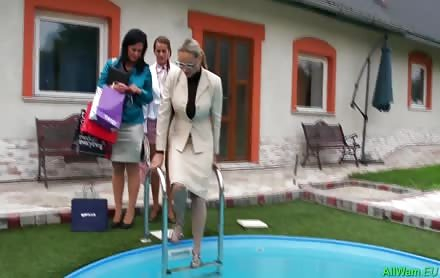 European Lesbians Get Wet And Messy