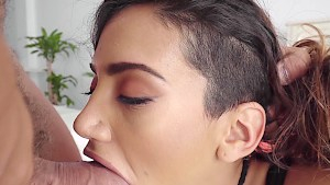 Little Penelope rides big ol' Nacho's fat meat rod