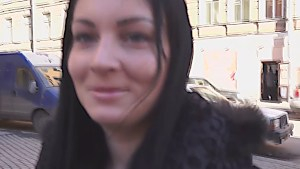 Hot Russian hoping she has what it takes to get the job