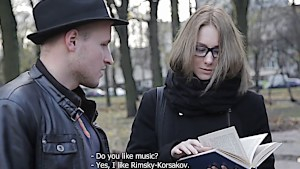 Nerdy Edita loves a smart man to fuck her pussy good
