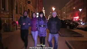 Private swinger party with horny Russian teens