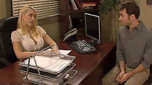Kagney Linn in a threesome
